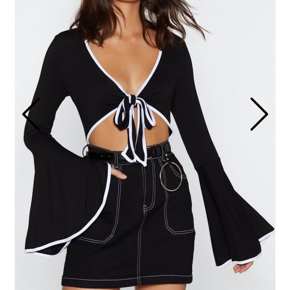 Nasty Gal Tops - 🥳 SALE Nasty Gal What's Knot to Love Bodysuit
